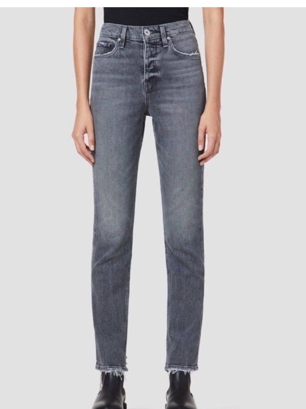 Hudson Holly Straight Jeans Foggy Night 30